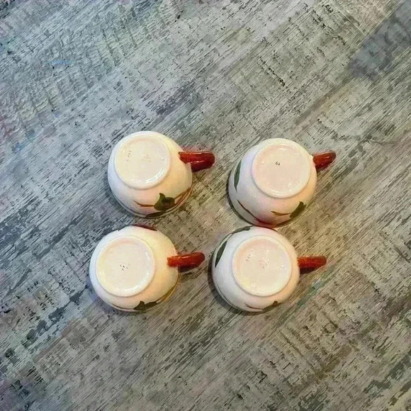 Franciscan Vintage Apple Pattern Tea / Coffee Cups 8 oz Set of 4 - Picture 8 of 8